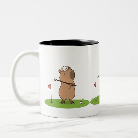 Capybara Golf Mok | Grappige Golfer Koffie Cup (Links)