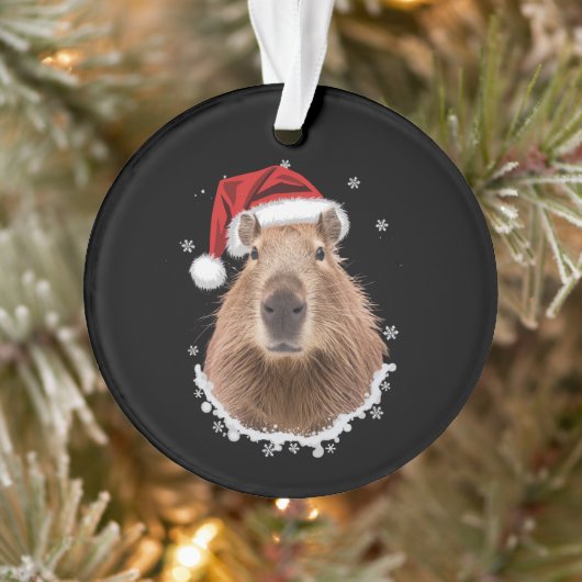 Capybara Grappig Kerstmis  Ornament (Boom)