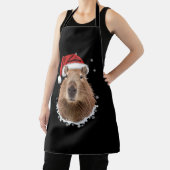 Capybara Grappig Kerstmis  Schort (Insitu)