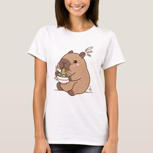 Capybara Grappige Dierenvrienden T-shirt (Voorkant)