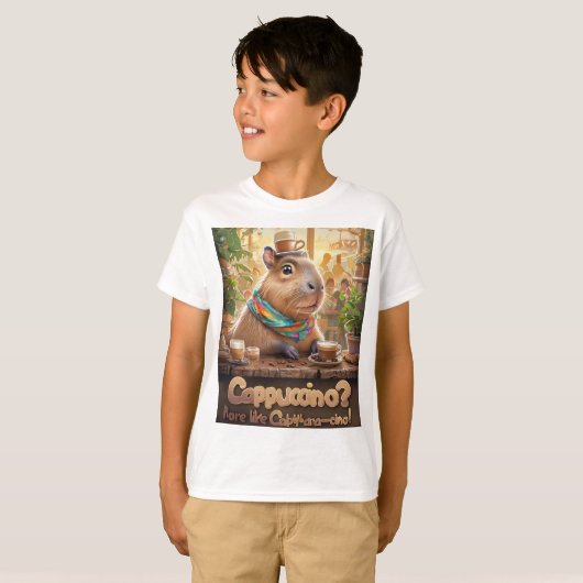 Capybara Grappige meme voor dierenfans T-shirt (Voorkant volledig)