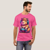 Capybara Grappige videogames Capybara T-shirt (Voorkant volledig)