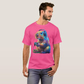 Capybara Grappige videogames Capybara T-shirt (Voorkant volledig)