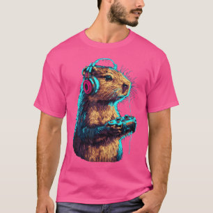 Capybara Grappige videogames Capybara T-shirt