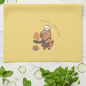 Capybara 'Great Flippn' Dad' Vaderdag Verjaardag Theedoek (Gevouwen)