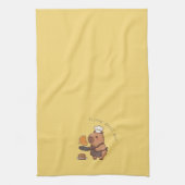 Capybara 'Great Flippn' Dad' Vaderdag Verjaardag Theedoek (Verticaal)