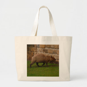 capybara grote tote bag