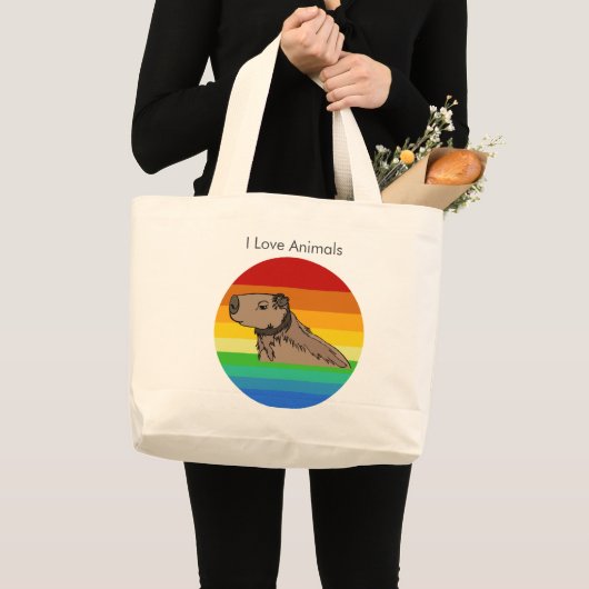 Capybara Grote Tote Bag (Voorkant (product))