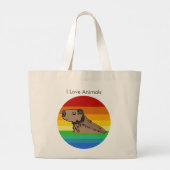 Capybara Grote Tote Bag (Achterkant)