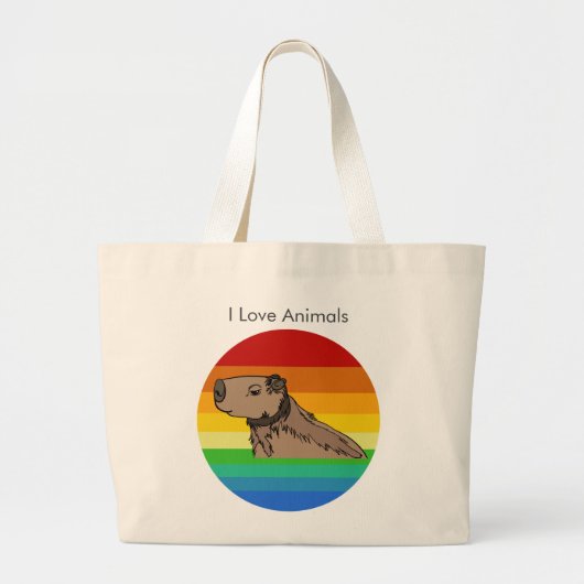 Capybara Grote Tote Bag (Voorkant)