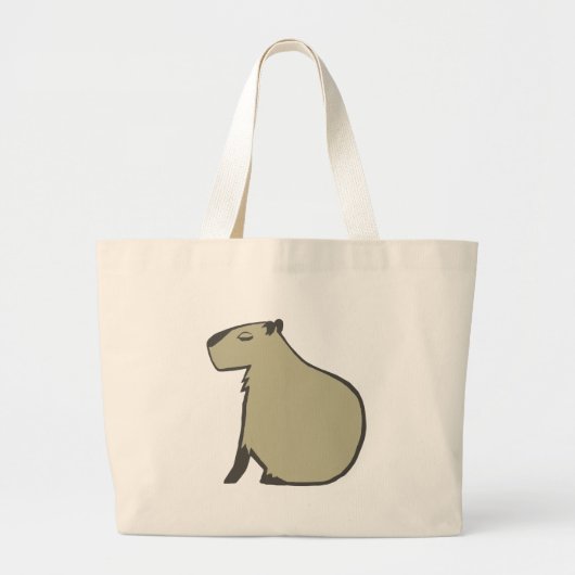 capybara grote tote bag (Voorkant)