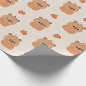 Capybara Halloween Cadeaupapier (Hoek)