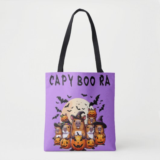 Capybara Halloween-Canvas tas (Voorkant)