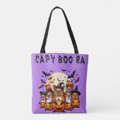 Capybara Halloween-Canvas tas (Achterkant)