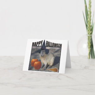 Capybara Halloween Card Kaart
