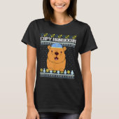 Capybara Hanukkah Capy Hanukkah Chanukah Jewish Ki T-shirt (Voorkant)