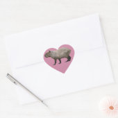Capybara Hart Sticker (Envelop)