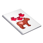 Capybara Hearts Love Notitieboek (Rechterzijde)