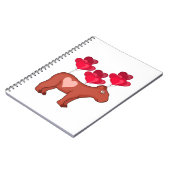 Capybara Hearts Love Notitieboek (Linkerzijde)