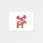 Capybara Hearts Love Post-it® Notes (Voorkant)