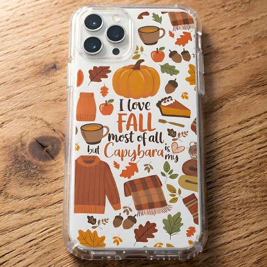 Capybara Herfst Hoestelcase Case-Mate iPhone Case