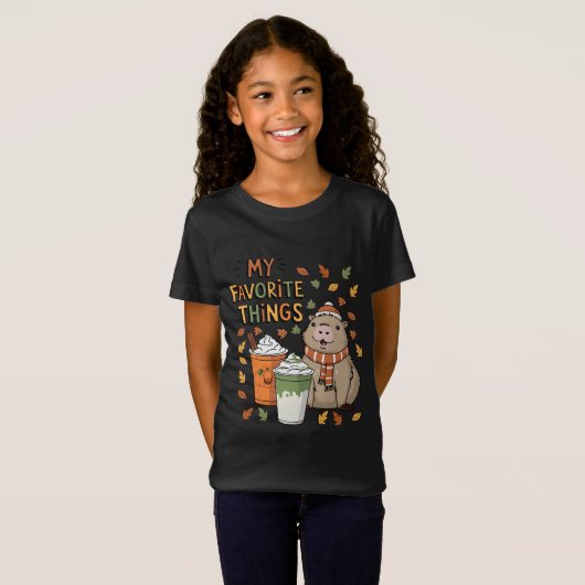 Capybara Herfst T-shirt (Voorkant volledig)
