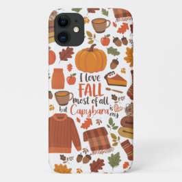 Capybara Herfst telefoonhoesje Case-Mate iPhone Case