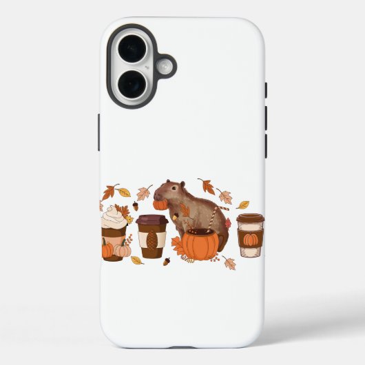 Capybara Herfst telefoonhoesje Case-Mate iPhone Case (Achterkant)