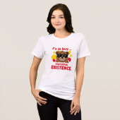 Capybara – Het bestaan overdenken Tri-Blend Shirt (Voorkant volledig)