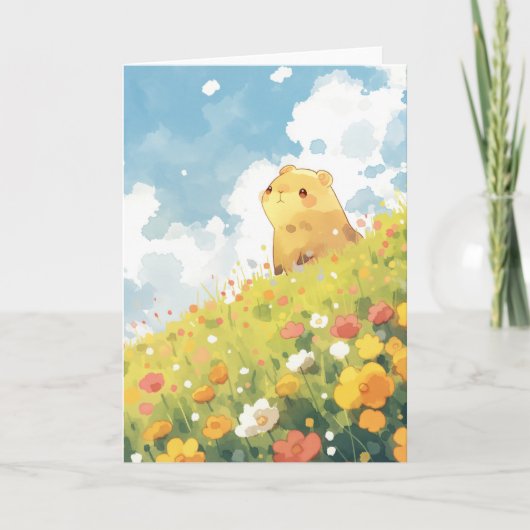 Capybara Hoogland Toevluchtsoord Kaart (Voorkant)