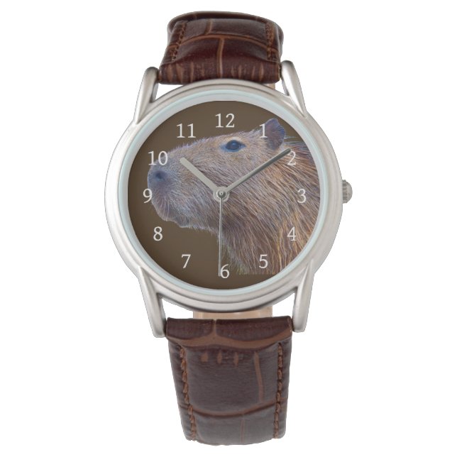 Capybara Horloge (Voorkant)