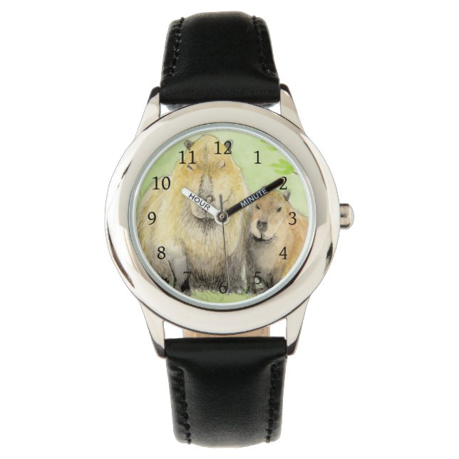 Capybara Horloge (Voorkant)