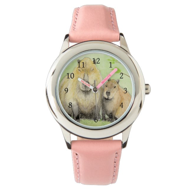 Capybara Horloge (Voorkant)