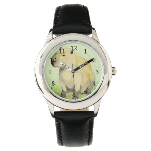 Capybara Horloge (Voorkant)
