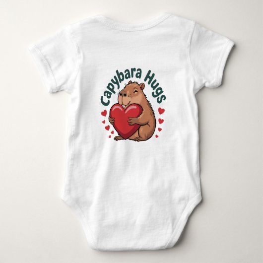 Capybara Hugs Romper (Achterkant)