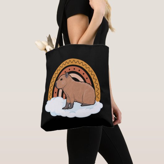 Capybara Huisdier Tote Bag (Dichtbij)