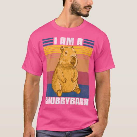 Capybara Iam A Chubbybara T-shirt (Voorkant)