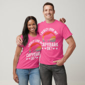 Capybara Ik hou echt van mijn Capybara OK T-shirt (Unisex)