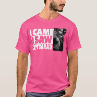 Capybara Ik kwam en zag Capybara'd T-shirt