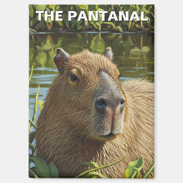 Capybara in de Pantanal Magneet