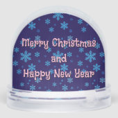 Capybara in het Santa Hat Christmas Snow Wereldbol Sneeuwbol (Achterkant)