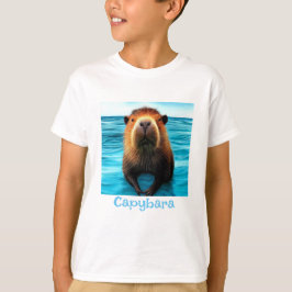 Capybara in het water T-shirt