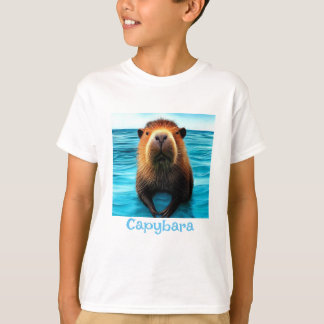 Capybara in het water T-shirt