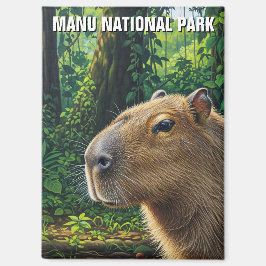 Capybara in Nationaal Park Manu Peru Magneet