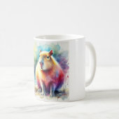 Capybara in Nature 130924AREF101 - Watercolor Koffiemok (Voorkant rechts)
