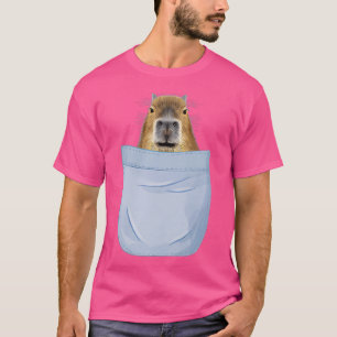 Capybara in Pocket Cavy Rodent Wildlife Animal Pet T-shirt