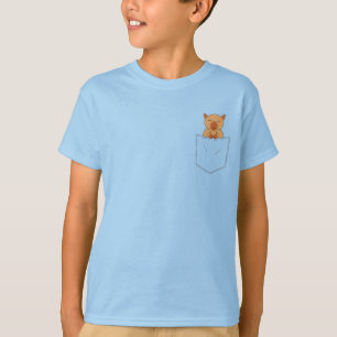 Capybara in Pocket T-shirt