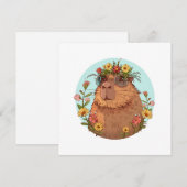 Capybara in zonnebril Zomertijd Kaart (Voorkant / Achterkant)