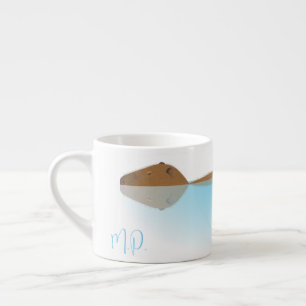 Capybara & Initialen Espresso Mok
