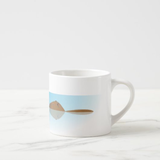 Capybara & Initialen Espresso Mok (Rechts)